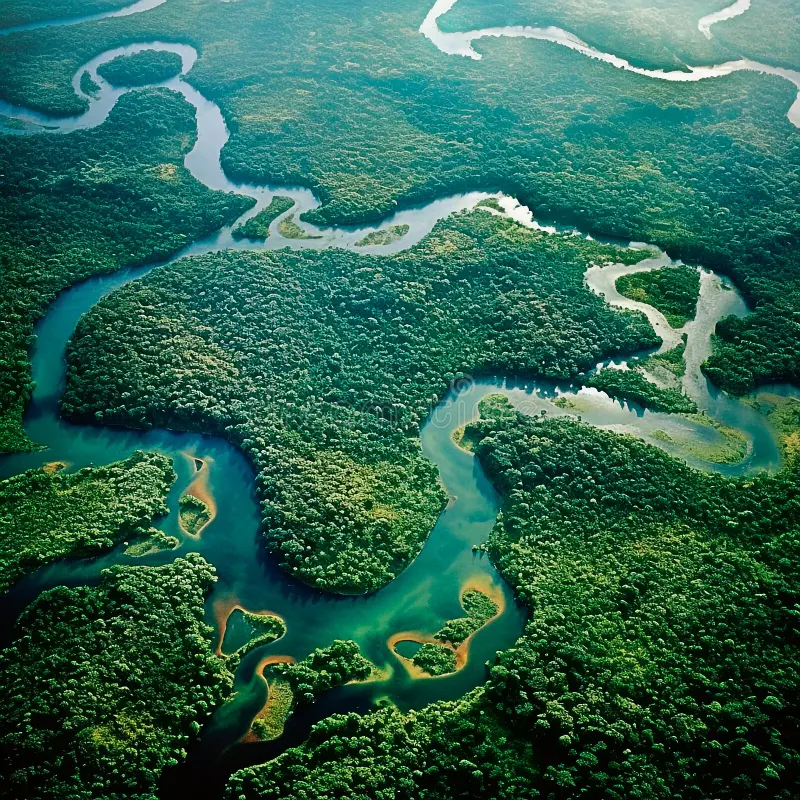 The Amazon River basin is home to a myriad of ecosystems
